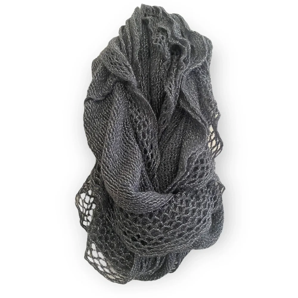 Gray Infinity Scarf
